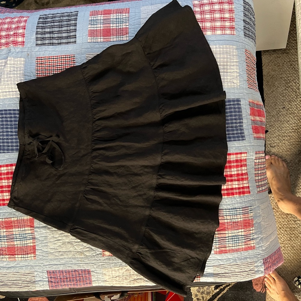 Allen Allen Black Mini Skirt